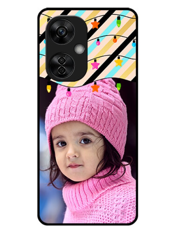 Custom OnePlus Nord CE 3 Lite 5G Custom Glass Mobile Case - Lights Hanging Design