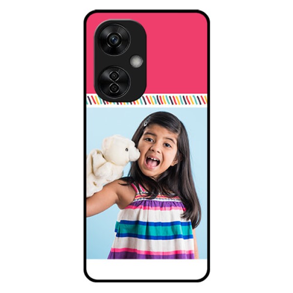 OnePlus Nord CE 3 Lite 5G Personalized Glass Phone Case - Line art design