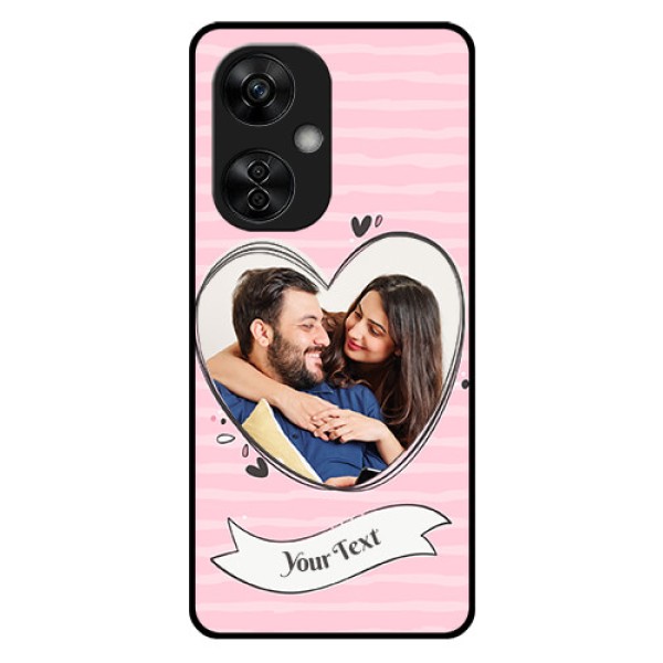 OnePlus Nord CE 3 Lite 5G Custom Glass Phone Case - Vintage Heart Design