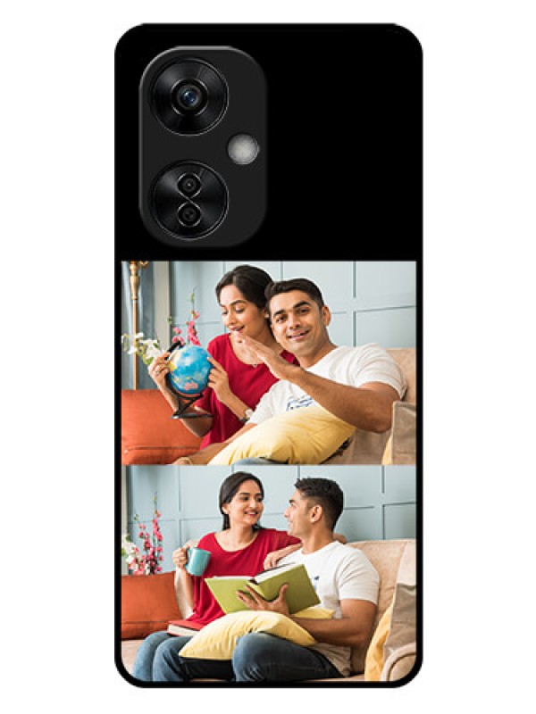 Custom OnePlus Nord CE 3 Lite 5G 2 Images on Glass Phone Cover