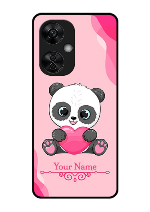 OnePlus Nord CE 3 Lite 5G Custom Glass Mobile Case - Cute Panda Design