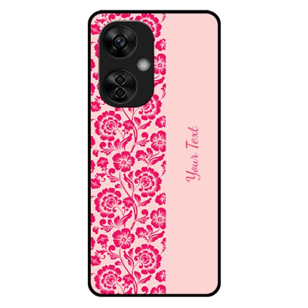 OnePlus Nord CE 3 Lite 5G Custom Glass Phone Case - Attractive Floral Pattern Design