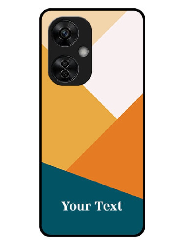 Custom OnePlus Nord CE 3 Lite 5G Personalized Glass Phone Case - Stacked Multi-colour Design