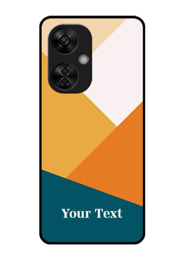 OnePlus Nord CE 3 Lite 5G Personalized Glass Phone Case - Stacked Multi-colour Design