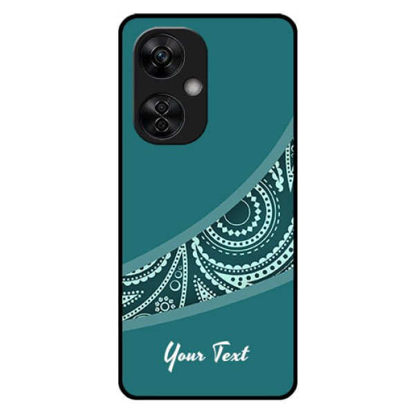 OnePlus Nord CE 3 Lite 5G Photo Printing on Glass Case - semi visible floral Design OnePlus Nord CE 3 Lite 5G Photo Printing on Glass Case - semi visible floral Design