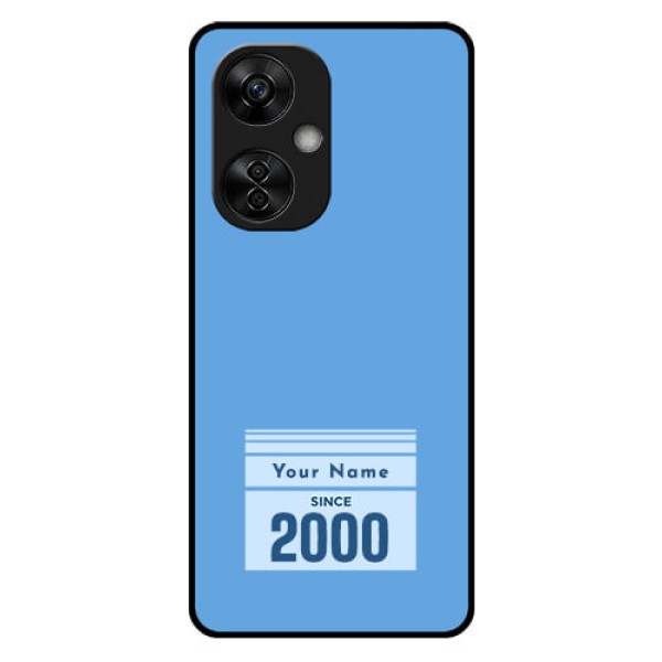OnePlus Nord CE 3 Lite 5G Custom Glass Mobile Case - Custom Year of birth Design OnePlus Nord CE 3 Lite 5G Custom Glass Mobile Case - Custom Year of birth Design