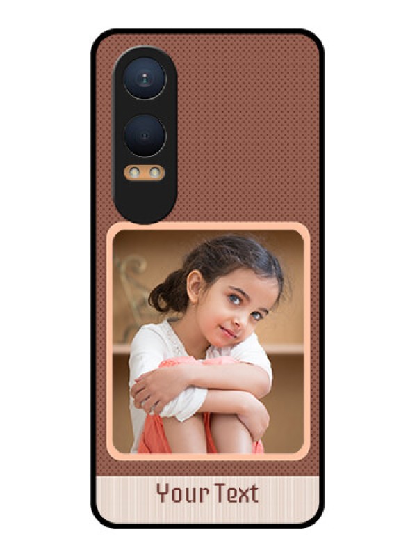 Custom OnePlus Nord Ce 4 Lite 5G Custom Glass Phone CaseSimple Pic Upload Design