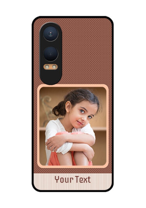 OnePlus Nord Ce 4 Lite 5G Custom Glass Phone CaseSimple Pic Upload Design