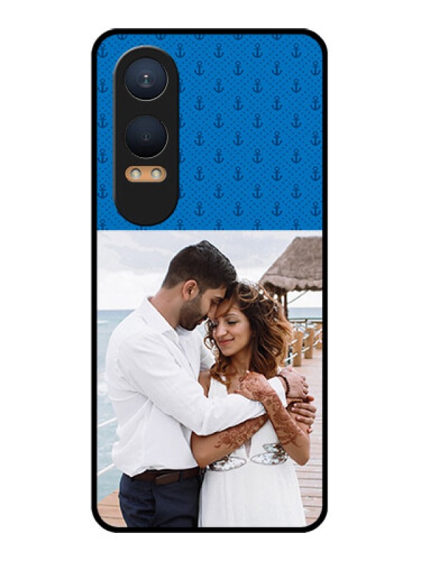 Custom OnePlus Nord Ce 4 Lite 5G Custom Glass Phone CaseBlue Anchors Design