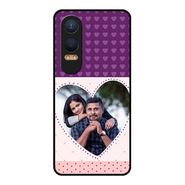 OnePlus Nord Ce 4 Lite 5G Custom Glass Phone CaseViolet Love Dots Design