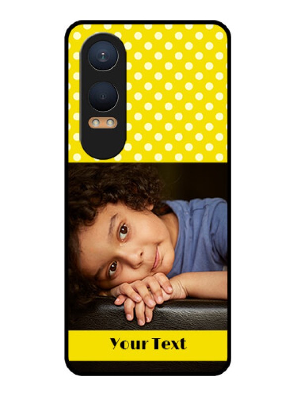 Custom OnePlus Nord Ce 4 Lite 5G Custom Glass Phone CaseBright Yellow Case Design