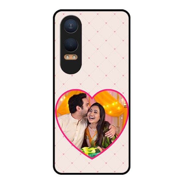OnePlus Nord Ce 4 Lite 5G Custom Glass Phone CaseHeart Shape Design