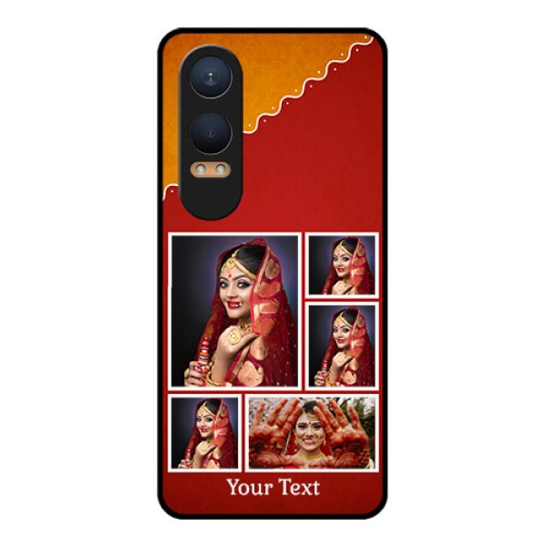 OnePlus Nord Ce 4 Lite 5G Custom Glass Phone CaseWedding Pic Upload Design