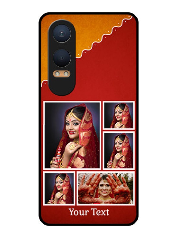 Custom OnePlus Nord Ce 4 Lite 5G Custom Glass Phone CaseWedding Pic Upload Design