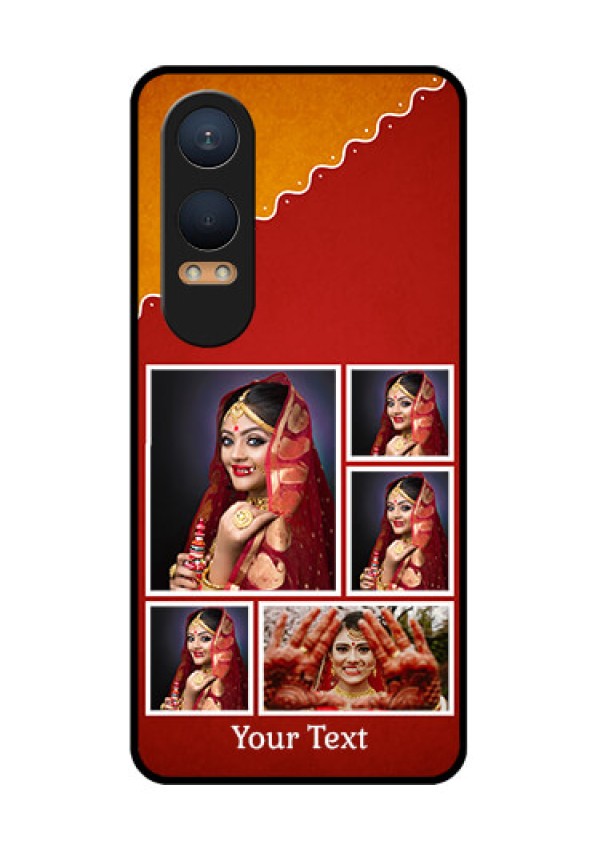 OnePlus Nord Ce 4 Lite 5G Custom Glass Phone CaseWedding Pic Upload Design