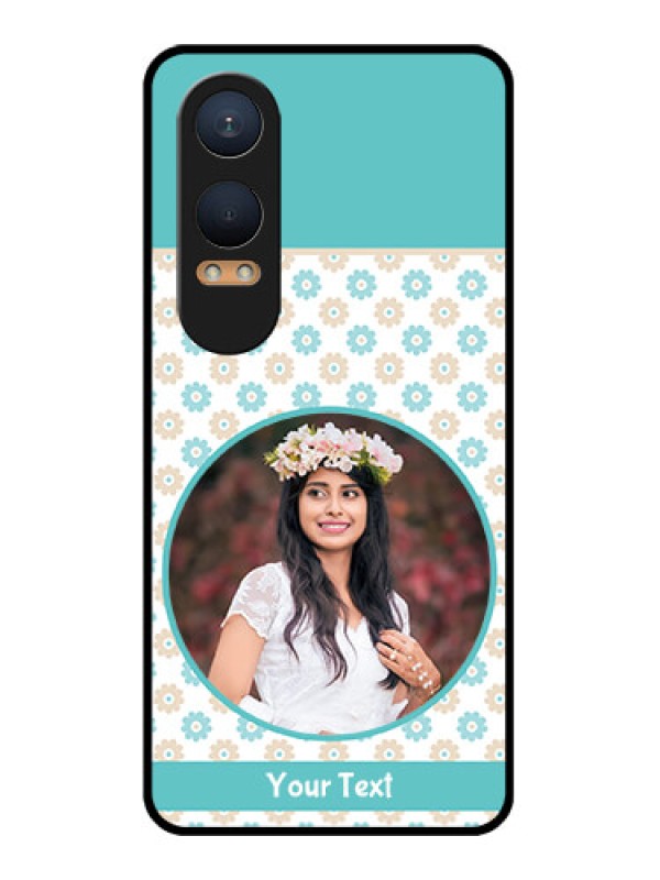 Custom OnePlus Nord Ce 4 Lite 5G Custom Glass Phone CaseBeautiful Flowers Design