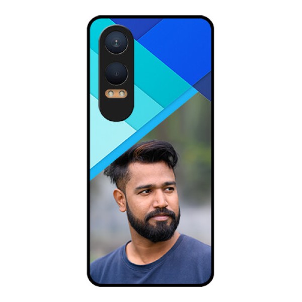 OnePlus Nord Ce 4 Lite 5G Custom Glass Phone CaseBlue Pattern Design