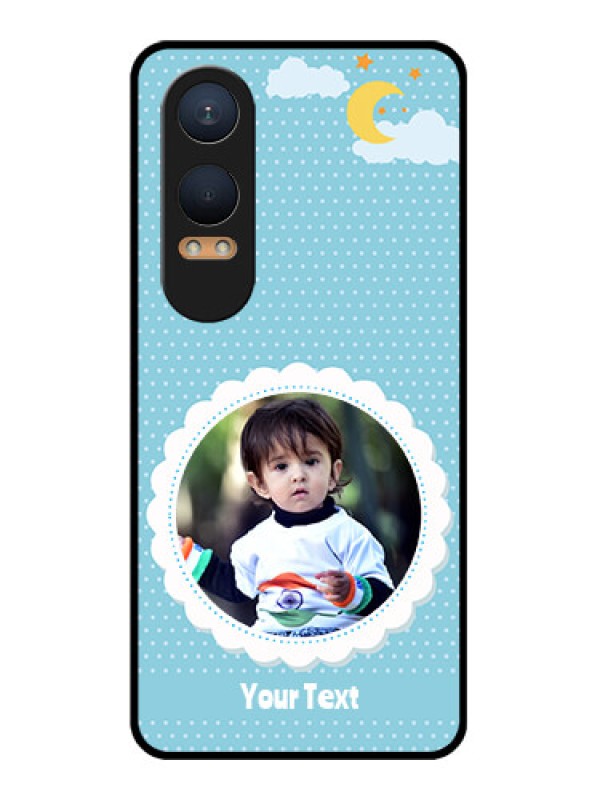 Custom OnePlus Nord Ce 4 Lite 5G Custom Glass Phone CaseViolet Pattern Design