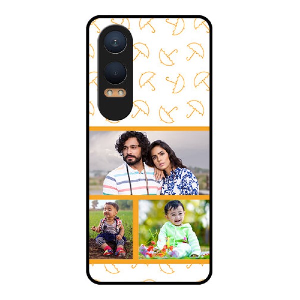 OnePlus Nord Ce 4 Lite 5G Custom Glass Phone CaseYellow Pattern Design
