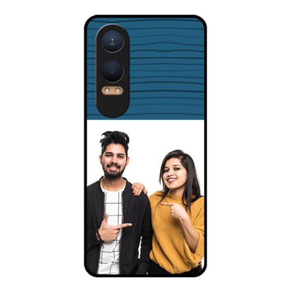 OnePlus Nord Ce 4 Lite 5G Custom Glass Phone CaseBlue Pattern Cover Design OnePlus Nord Ce 4 Lite 5G Custom Glass Phone CaseBlue Pattern Cover Design