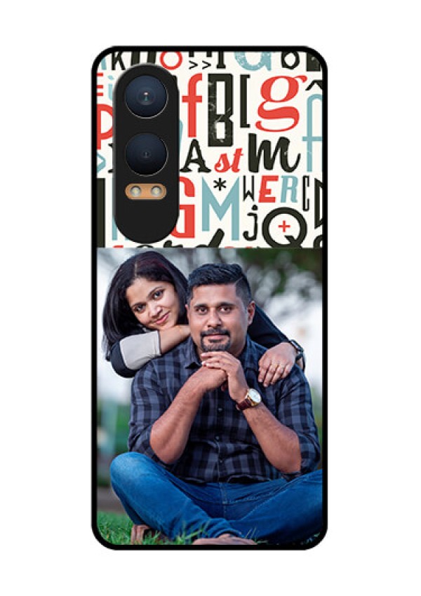 OnePlus Nord Ce 4 Lite 5G Custom Glass Phone CaseAlphabet Design
