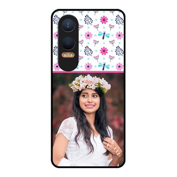 OnePlus Nord Ce 4 Lite 5G Custom Glass Phone CaseColorful Flower Design OnePlus Nord Ce 4 Lite 5G Custom Glass Phone CaseColorful Flower Design
