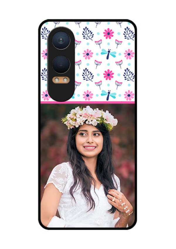 OnePlus Nord Ce 4 Lite 5G Custom Glass Phone CaseColorful Flower Design
