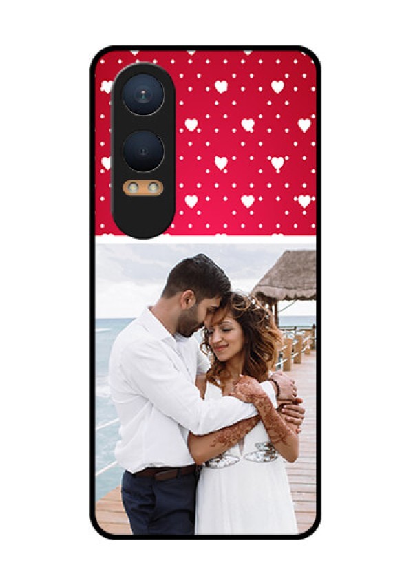 OnePlus Nord Ce 4 Lite 5G Custom Glass Phone CaseHearts Mobile Case Design