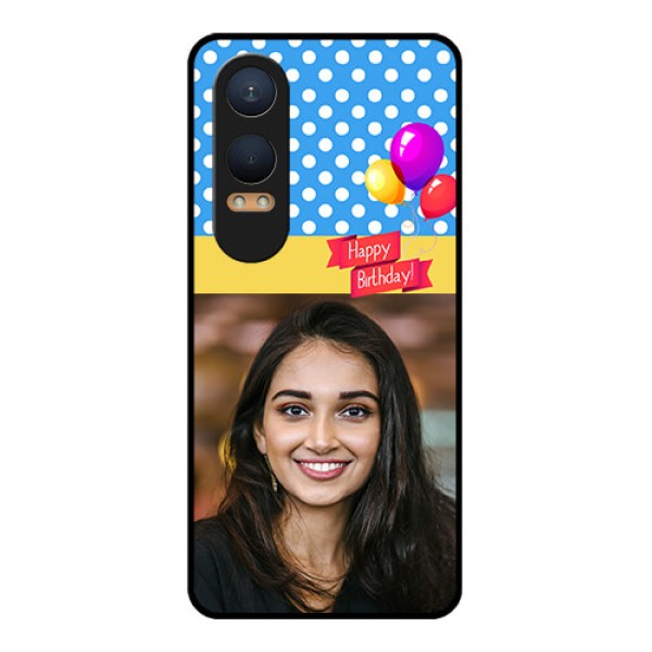 OnePlus Nord Ce 4 Lite 5G Custom Glass Phone CaseHappy Birthday Design