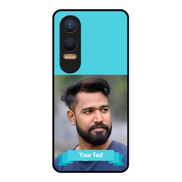 OnePlus Nord Ce 4 Lite 5G Custom Glass Phone CaseBlue Color Design OnePlus Nord Ce 4 Lite 5G Custom Glass Phone CaseBlue Color Design