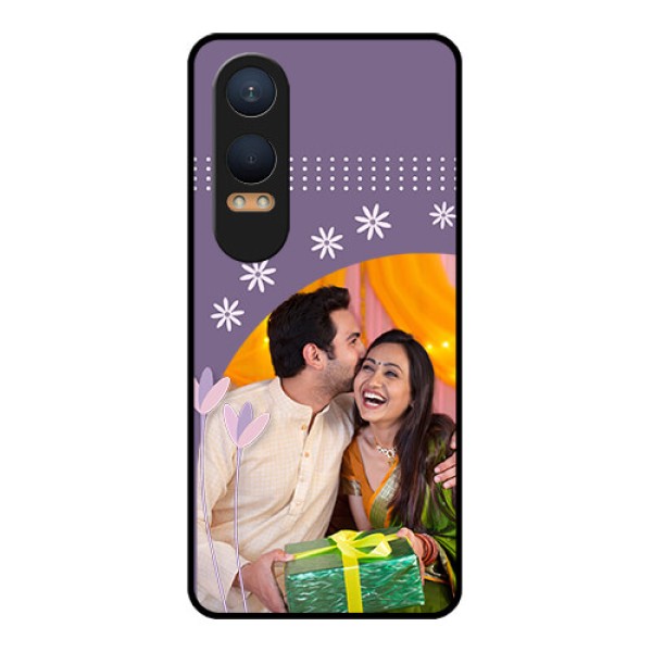 OnePlus Nord Ce 4 Lite 5G Custom Glass Phone CaseLavender Flowers Design