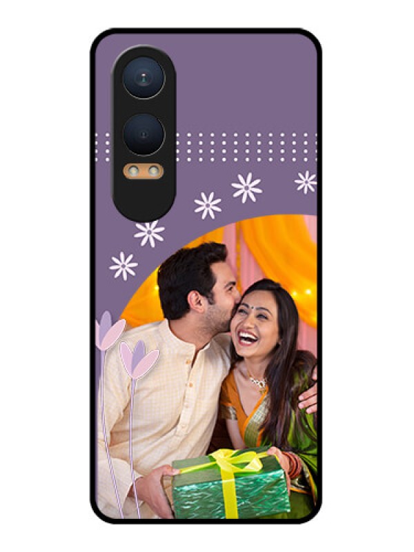 Custom OnePlus Nord Ce 4 Lite 5G Custom Glass Phone CaseLavender Flowers Design