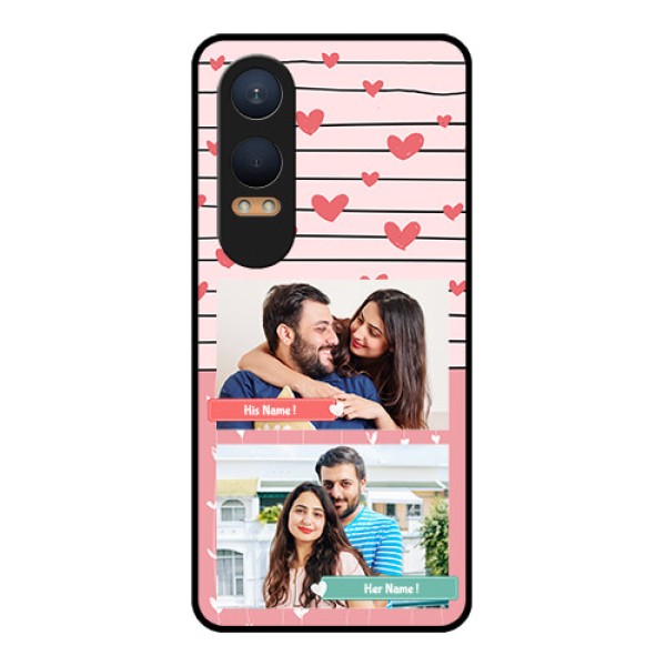 OnePlus Nord Ce 4 Lite 5G Custom Glass Phone CasePhoto With Heart Design