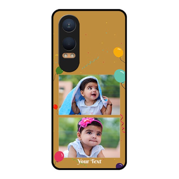 OnePlus Nord Ce 4 Lite 5G Custom Glass Phone CaseImage Holder With Birthday Celebrations Design OnePlus Nord Ce 4 Lite 5G Custom Glass Phone CaseImage Holder With Birthday Celebrations Design