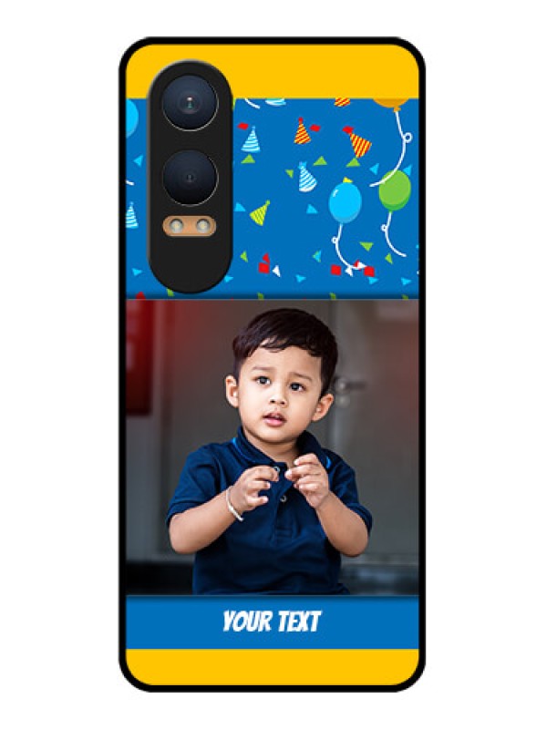 Custom OnePlus Nord Ce 4 Lite 5G Custom Glass Phone CaseBirthday Wishes Design