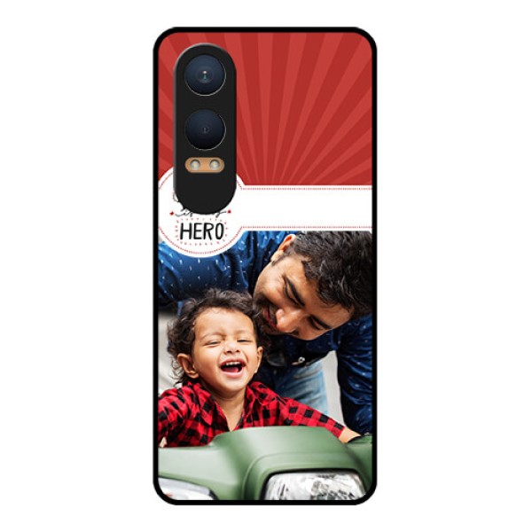 OnePlus Nord Ce 4 Lite 5G Custom Glass Phone CaseMy Dad Hero Design