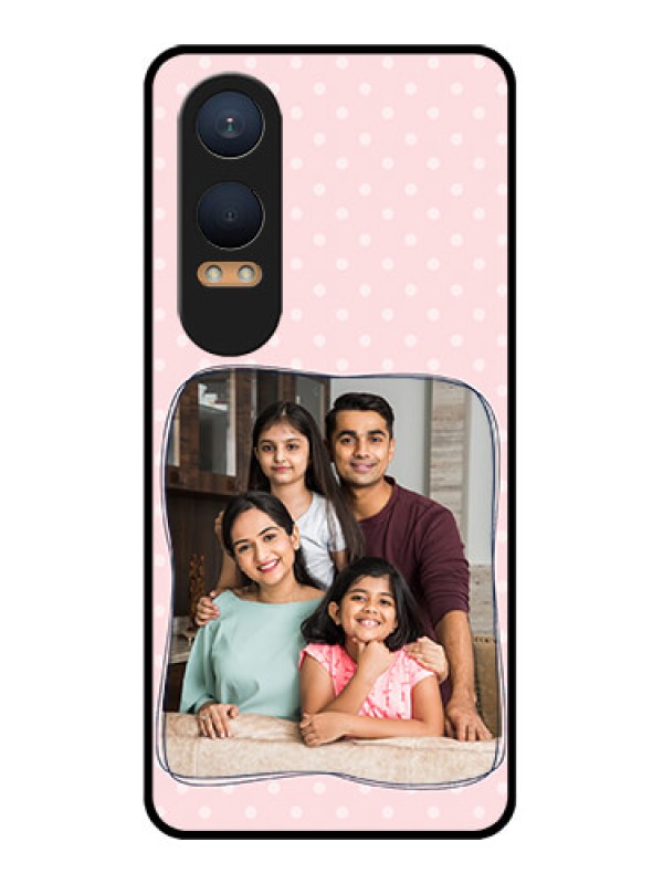Custom OnePlus Nord Ce 4 Lite 5G Custom Glass Phone CaseFamily With Dots Design