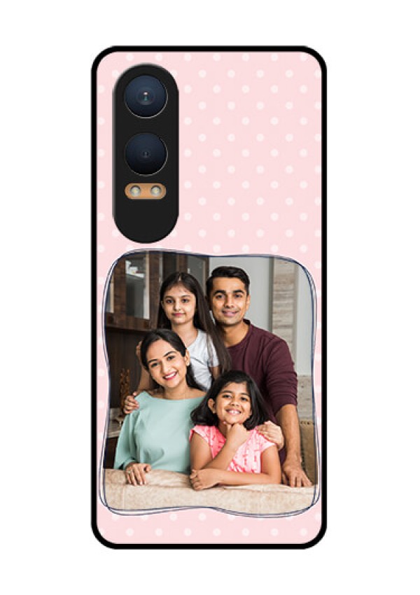 OnePlus Nord Ce 4 Lite 5G Custom Glass Phone CaseFamily With Dots Design