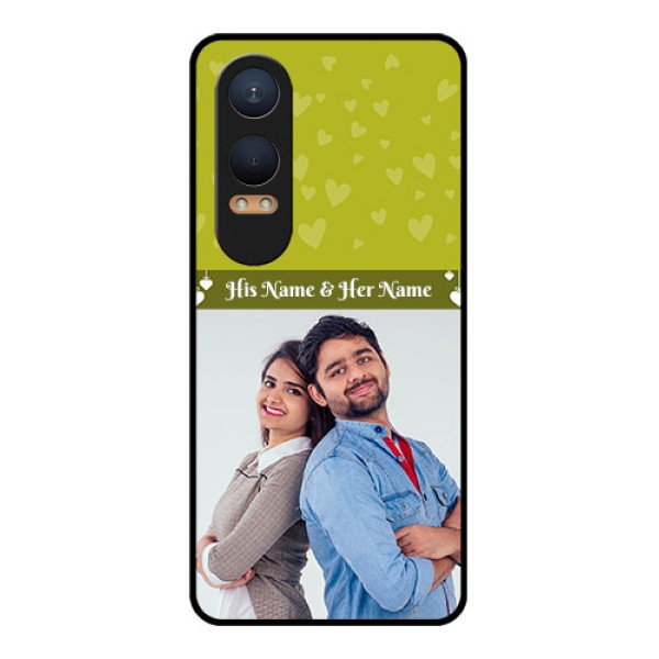 OnePlus Nord Ce 4 Lite 5G Custom Glass Phone CaseYou and Me Heart Design