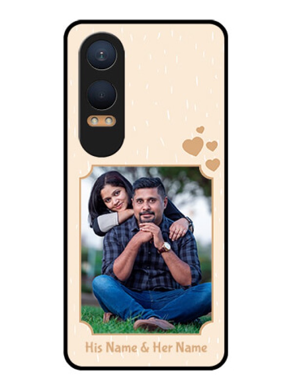 Custom OnePlus Nord Ce 4 Lite 5G Custom Glass Phone CaseWith Confetti Love Design