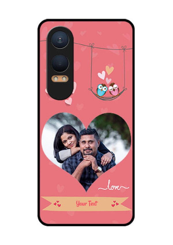 OnePlus Nord Ce 4 Lite 5G Custom Glass Phone CasePeach Color Love Design