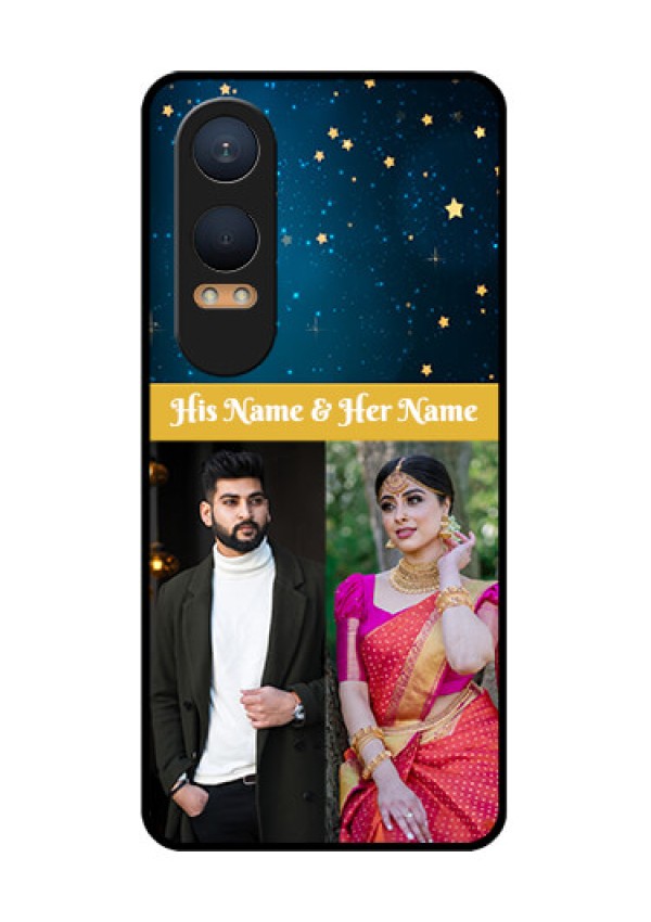 OnePlus Nord Ce 4 Lite 5G Custom Glass Phone CaseGalaxy Stars Backdrop Design