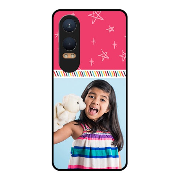 OnePlus Nord Ce 4 Lite 5G Custom Glass Phone CaseLine Art Design