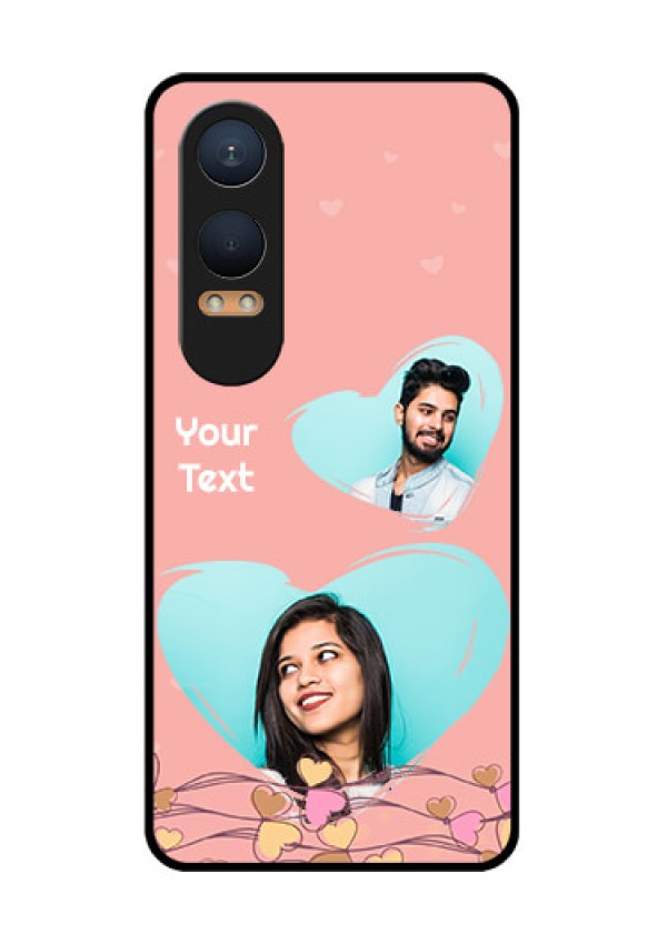 OnePlus Nord Ce 4 Lite 5G Custom Glass Phone CaseLove Doodle Design