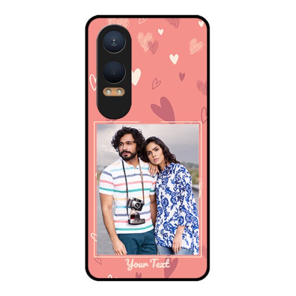 OnePlus Nord Ce 4 Lite 5G Custom Glass Phone CaseLove Doodle Art Design