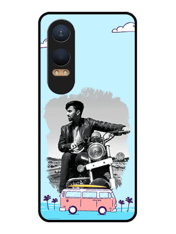 Custom OnePlus Nord Ce 4 Lite 5G Custom Glass Phone CaseTravel and Adventure Design