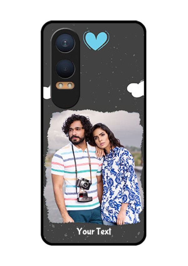 OnePlus Nord Ce 4 Lite 5G Custom Glass Phone CaseSplashes With Love Doodles Design
