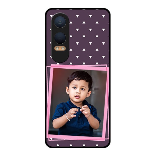 OnePlus Nord Ce 4 Lite 5G Custom Glass Phone CaseTriangle Pattern Dotted Design OnePlus Nord Ce 4 Lite 5G Custom Glass Phone CaseTriangle Pattern Dotted Design