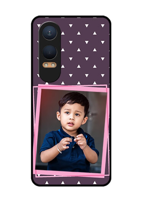 OnePlus Nord Ce 4 Lite 5G Custom Glass Phone CaseTriangle Pattern Dotted Design