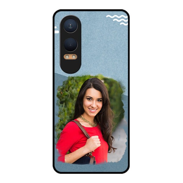 OnePlus Nord Ce 4 Lite 5G Custom Glass Phone CaseGrunge Line Art Design
